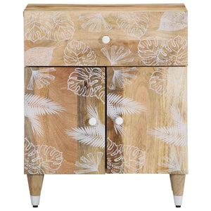 vidaXL Bedside Cabinet 50x33x60 cm Solid Wood Mango