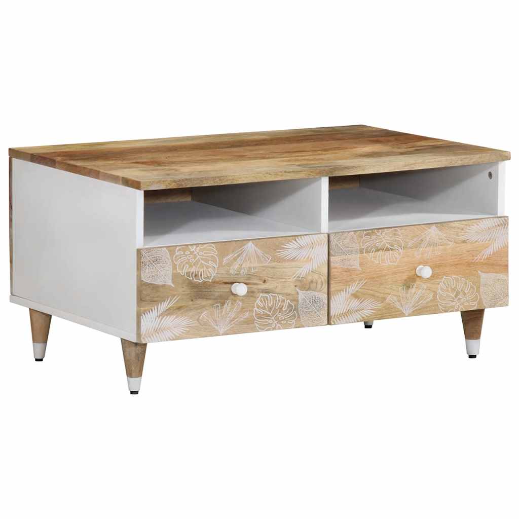 vidaXL Coffee Table 80x54x40 cm Solid Wood Mango