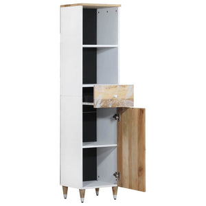 vidaXL Bathroom Cabinet 38x33.5x160 cm Solid Wood Mango