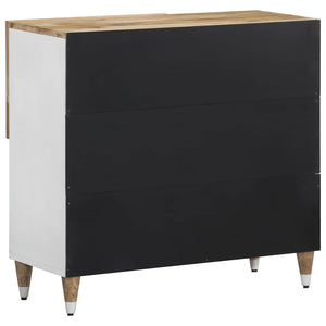 vidaXL Sideboard 80x33.5x75 cm Solid Wood Mango