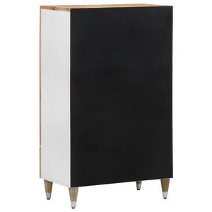 vidaXL Highboard 60x33.5x100 cm Solid Wood Mango