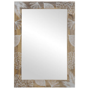 vidaXL Bathroom Mirror 50x3x70 cm Solid Wood Mango