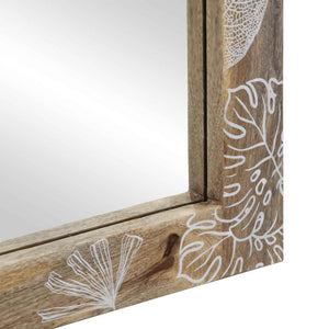 vidaXL Bathroom Mirror 50x3x70 cm Solid Wood Mango