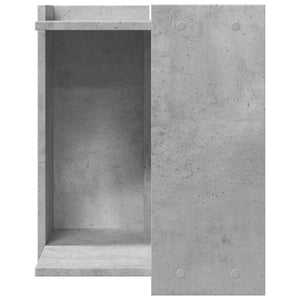 vidaXL Cat Litter Box Enclosure Concrete Grey 42x42x51 cm Engineered Wood