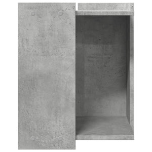 vidaXL Cat Litter Box Enclosure Concrete Grey 42x42x51 cm Engineered Wood