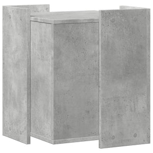 vidaXL Cat Litter Box Enclosure Concrete Grey 42x42x51 cm Engineered Wood