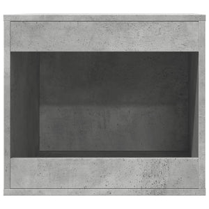 vidaXL Cat Litter Box Enclosure Concrete Grey 47x59x42 cm Engineered Wood