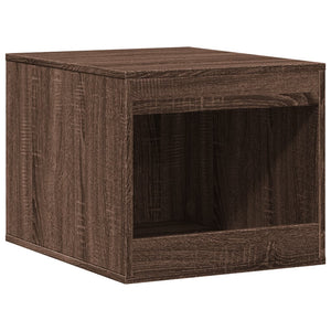 vidaXL Cat Litter Box Enclosure Brown Oak 47x59x42 cm Engineered Wood