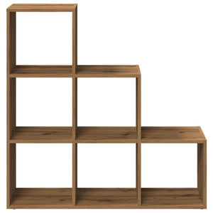 vidaXL Room Divider Bookcase 3-Tier Artisan Oak 99x29x99 cm Engineered Wood