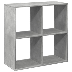 vidaXL Room Divider Bookcase Concrete Grey 69.5x29x69.5 cm Engineered Wood