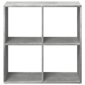 vidaXL Room Divider Bookcase Concrete Grey 69.5x29x69.5 cm Engineered Wood