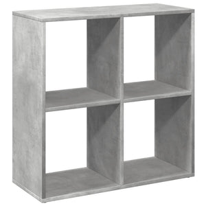 vidaXL Room Divider Bookcase Concrete Grey 69.5x29x69.5 cm Engineered Wood