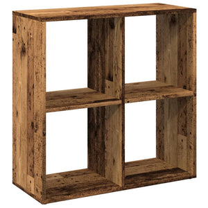 vidaXL Room Divider Bookcase Old Wood 69.5x29x69.5 cm Engineered Wood