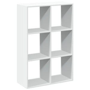 vidaXL Room Divider Bookcase White 69.5x29x103.5 cm Engineered Wood