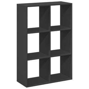 vidaXL Room Divider Bookcase Black 69.5x29x103.5 cm Engineered Wood