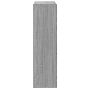 vidaXL Room Divider Bookcase Grey Sonoma 69.5x29x103.5 cm Engineered Wood