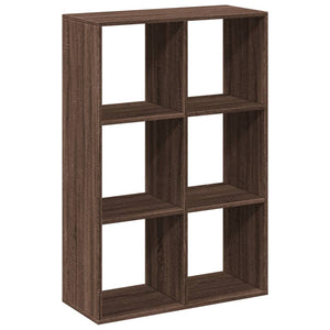 vidaXL Room Divider Bookcase Brown Oak 69.5x29x103.5 cm Engineered Wood