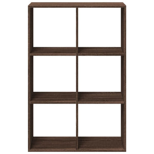 vidaXL Room Divider Bookcase Brown Oak 69.5x29x103.5 cm Engineered Wood