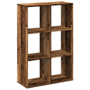 vidaXL Room Divider Bookcase Old Wood 69.5x29x103.5 cm Engineered Wood