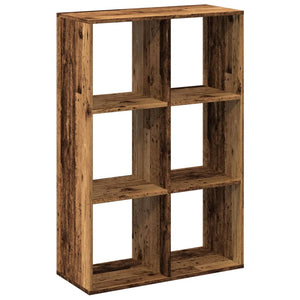 vidaXL Room Divider Bookcase Old Wood 69.5x29x103.5 cm Engineered Wood