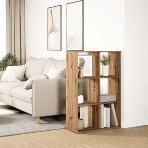 vidaXL Room Divider Bookcase Artisan Oak 69.5x29x103.5 cm Engineered Wood