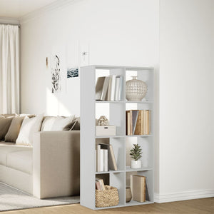 vidaXL Room Divider Bookcase White 69.5x29x137.5 cm Engineered Wood