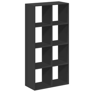 vidaXL Room Divider Bookcase Black 69.5x29x137.5 cm Engineered Wood