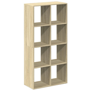 vidaXL Room Divider Bookcase Sonoma Oak 69.5x29x137.5 cm Engineered Wood