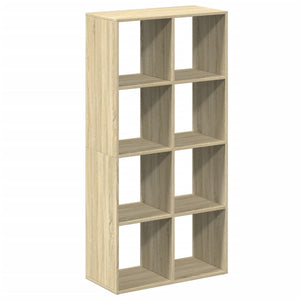 vidaXL Room Divider Bookcase Sonoma Oak 69.5x29x137.5 cm Engineered Wood