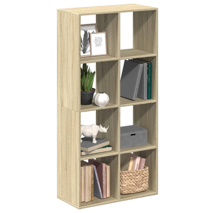 vidaXL Room Divider Bookcase Sonoma Oak 69.5x29x137.5 cm Engineered Wood