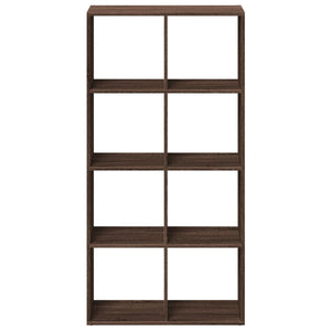 vidaXL Room Divider Bookcase Brown Oak 69.5x29x137.5 cm Engineered Wood