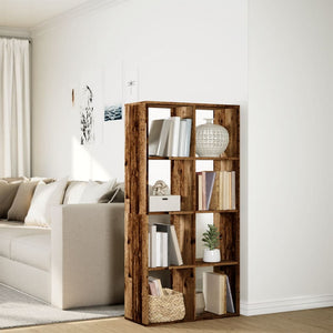 vidaXL Room Divider Bookcase Old Wood 69.5x29x137.5 cm Engineered Wood