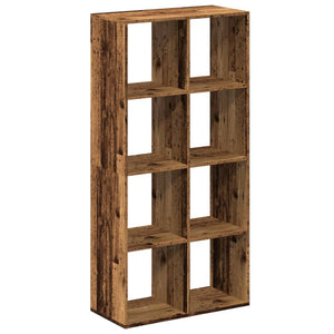 vidaXL Room Divider Bookcase Old Wood 69.5x29x137.5 cm Engineered Wood