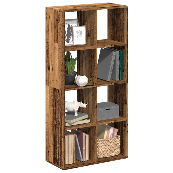 vidaXL Room Divider Bookcase Old Wood 69.5x29x137.5 cm Engineered Wood