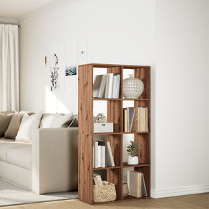 vidaXL Room Divider Bookcase Artisan Oak 69.5x29x137.5 cm Engineered Wood