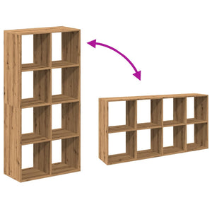 vidaXL Room Divider Bookcase Artisan Oak 69.5x29x137.5 cm Engineered Wood