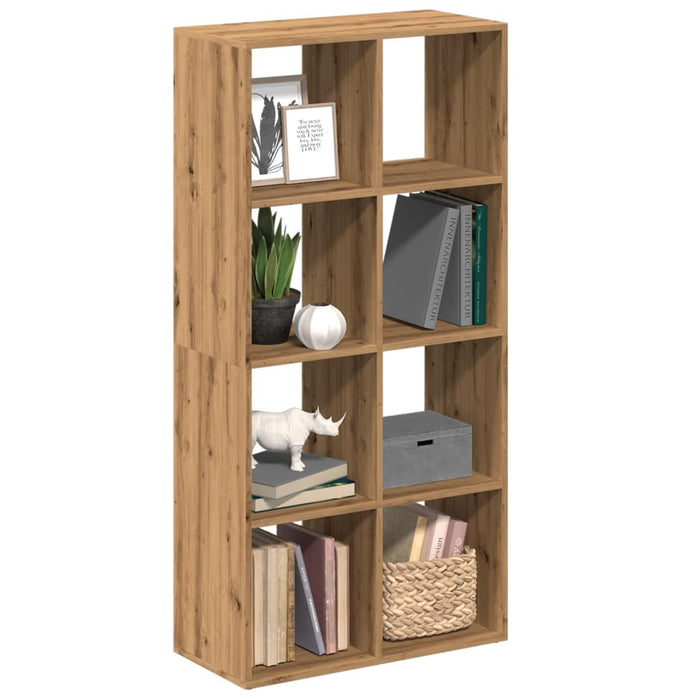 vidaXL Room Divider Bookcase Artisan Oak 69.5x29x137.5 cm Engineered Wood