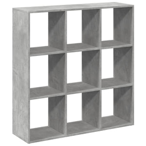 vidaXL Room Divider Bookcase Concrete Grey 102x29x103.5 cm Engineered Wood