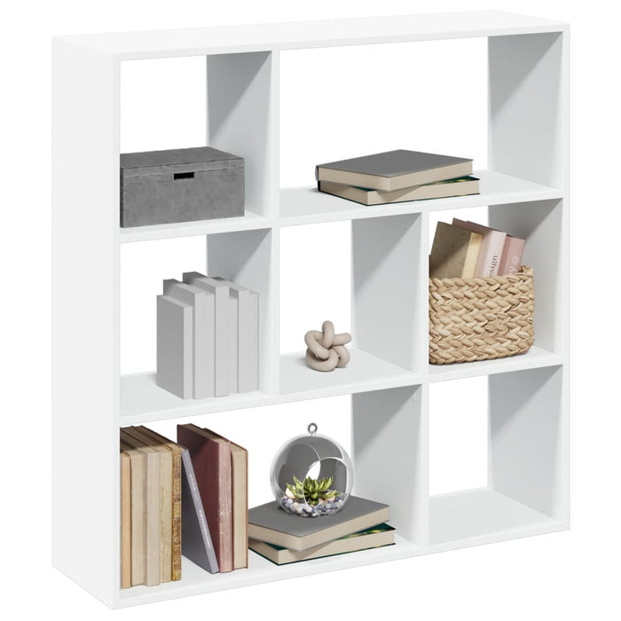 vidaXL Room Divider Bookcase White 102x29x103.5 cm Engineered Wood