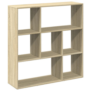 vidaXL Room Divider Bookcase Sonoma Oak 102x29x103.5 cm Engineered Wood