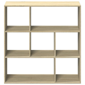 vidaXL Room Divider Bookcase Sonoma Oak 102x29x103.5 cm Engineered Wood