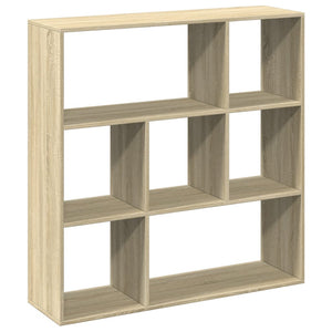 vidaXL Room Divider Bookcase Sonoma Oak 102x29x103.5 cm Engineered Wood