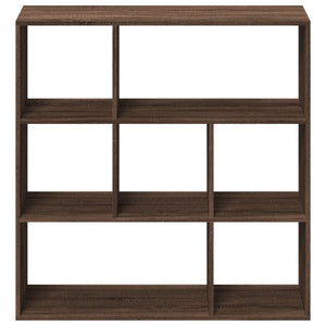 vidaXL Room Divider Bookcase Brown Oak 102x29x103.5 cm Engineered Wood