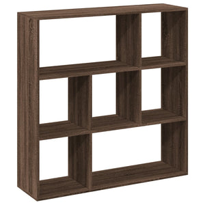 vidaXL Room Divider Bookcase Brown Oak 102x29x103.5 cm Engineered Wood