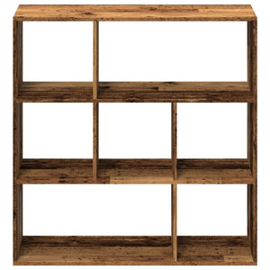 vidaXL Room Divider Bookcase Old Wood 102x29x103.5 cm Engineered Wood