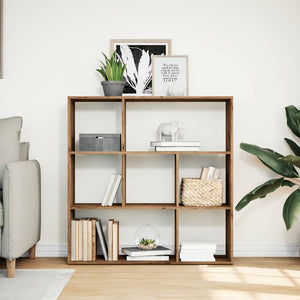 vidaXL Room Divider Bookcase Artisan Oak 102x29x103.5 cm Engineered Wood