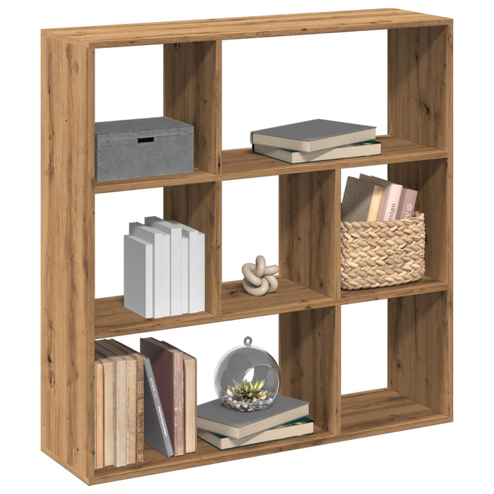 vidaXL Room Divider Bookcase Artisan Oak 102x29x103.5 cm Engineered Wood