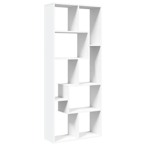 vidaXL Room Divider Bookcase White 67x25x161.5 cm Engineered Wood