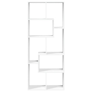 vidaXL Room Divider Bookcase White 67x25x161.5 cm Engineered Wood