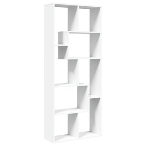 vidaXL Room Divider Bookcase White 67x25x161.5 cm Engineered Wood